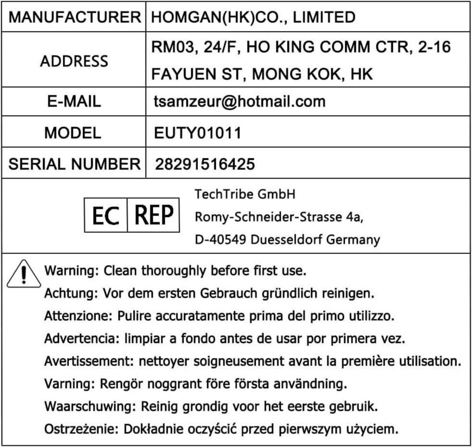 HaWare Edelstahl Rührschüssel Set 4er Stapelbar 4,6L/2,8L/1,5L/0,7L Rot
