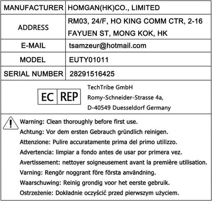HaWare Edelstahl Rührschüssel Set 4er Stapelbar 4,6L/2,8L/1,5L/0,7L Rot