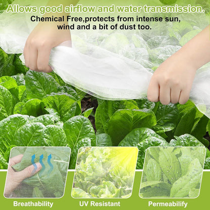 Gemüseschutznetz 3x6m Feinmaschig für Garten & Hochbeet