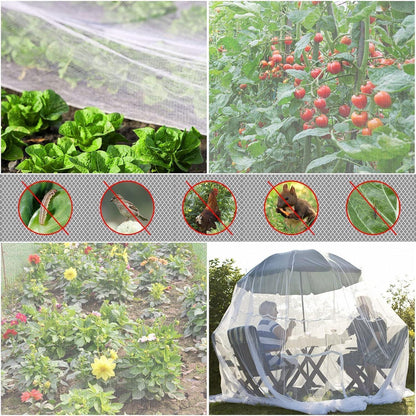 Gemüseschutznetz 3x6m Feinmaschig für Garten & Hochbeet