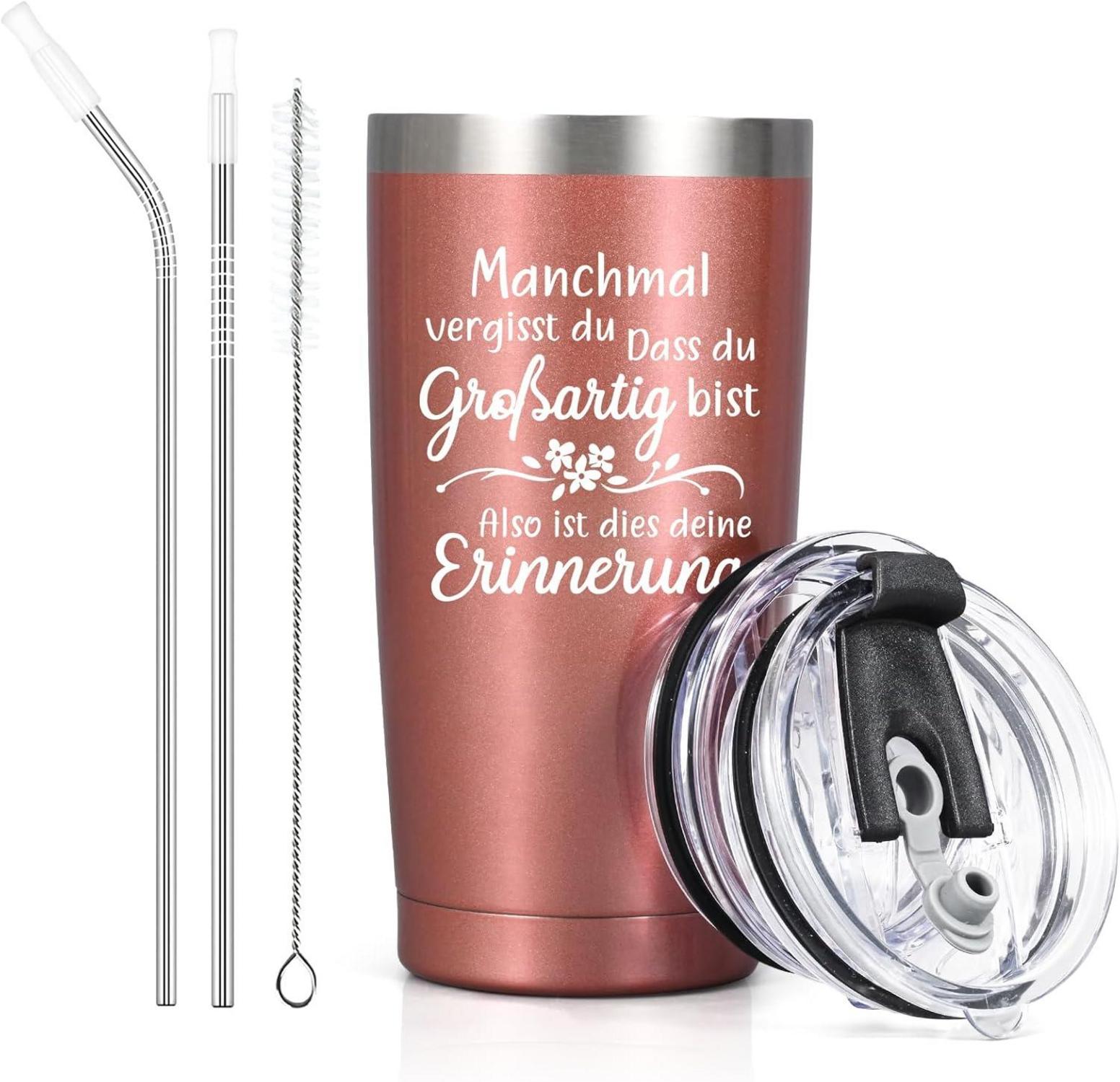 Thermobecher to go 20oz Geschenk für Frauen - Du bist großartig