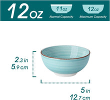 6-teiliges Dessertschalen Set aus Steinzeug, 12Oz