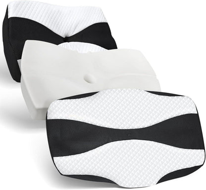 Kissenbezüge Memory Foam Waschbar Ersatzkissenbezug Schwarz