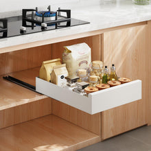 Telescopic Kitchen Cabinet Drawer Organizer 35x53x8cm White