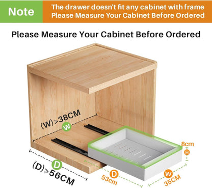 Telescopic Kitchen Cabinet Organizer Slide Out Drawer