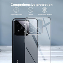 QULLOO Xiaomi 14 Pro Hülle Transparent Crystal Clear