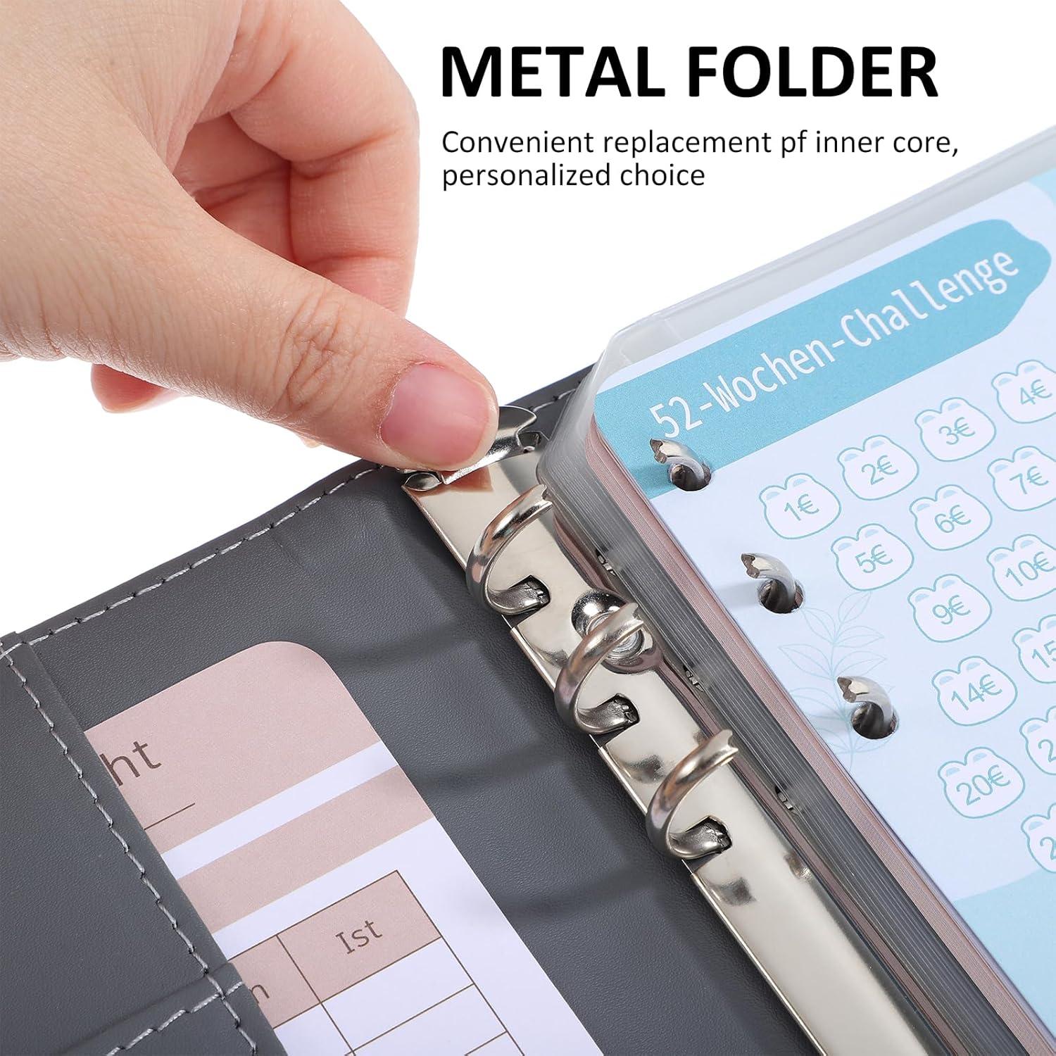 Budgetplaner A6 Binder Deutsch Sparbuch Geld Organizer Haushaltsbuch
