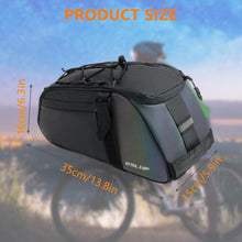 Fahrrad Gepäckträgertasche 8L wasserdicht reflektierend