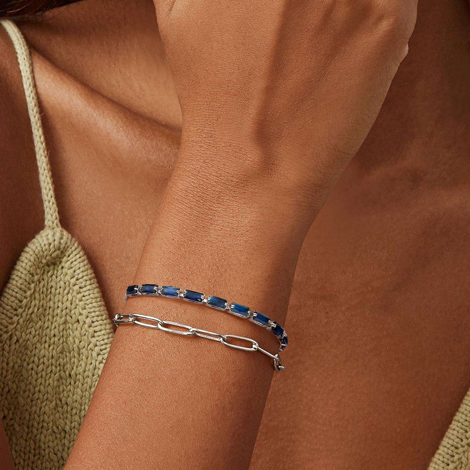 Kristall Tennis Armband Mehrfarbig Zirkonia Geschenk Mutter Freundin