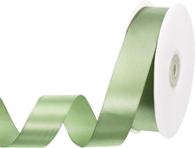 45m Grünes Satinband 25mm breit für Geschenkverpackung & Deko