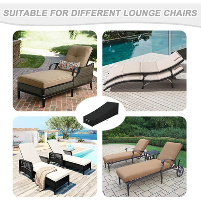 Sonnenliege Abdeckung 210x80x40/80cm – Wasserdicht & UV-Beständig