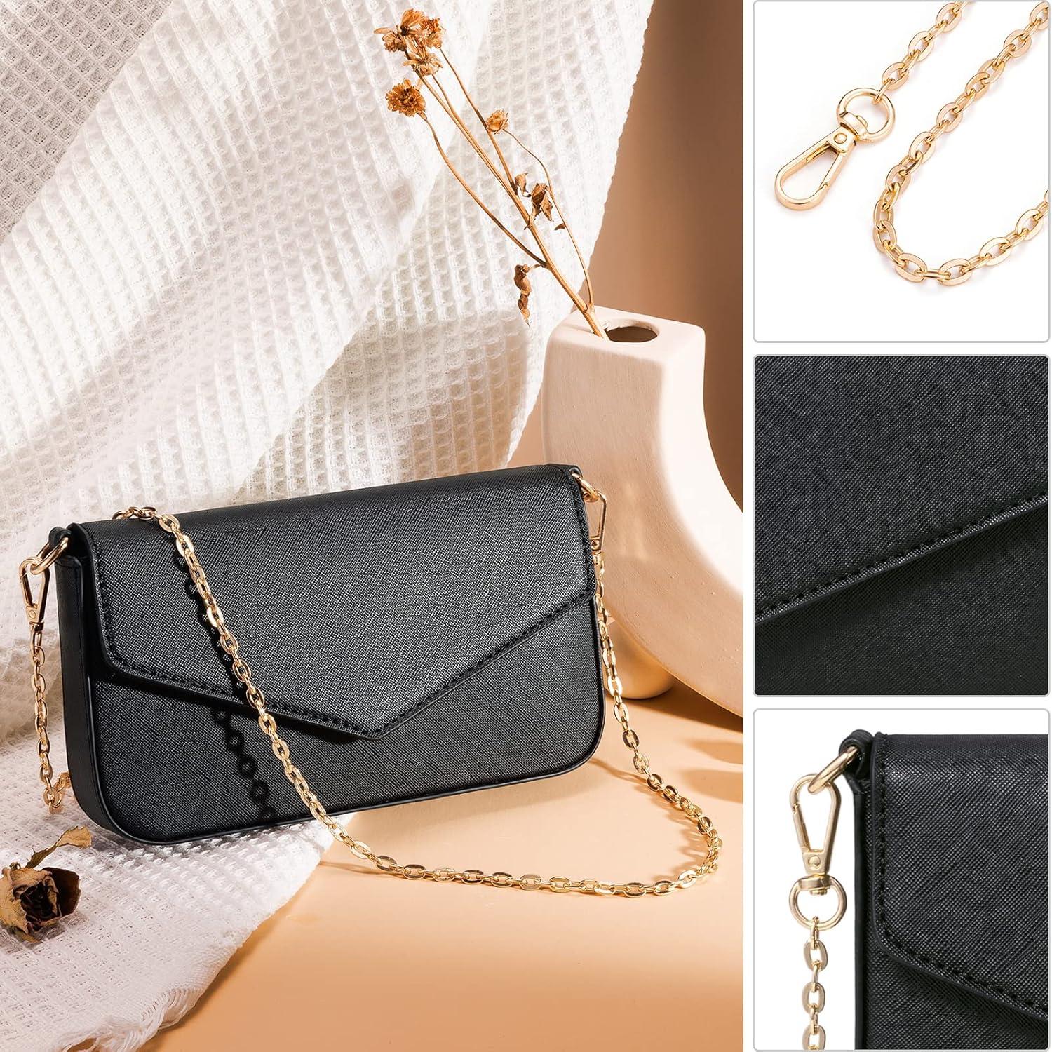 Bagsure Damen Handtaschen Set weiß-schwarz 4-teilig Büro Schule Einkauf Reise