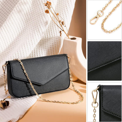 Bagsure Damen Handtaschen Set weiß-schwarz 4-teilig Büro Schule Einkauf Reise