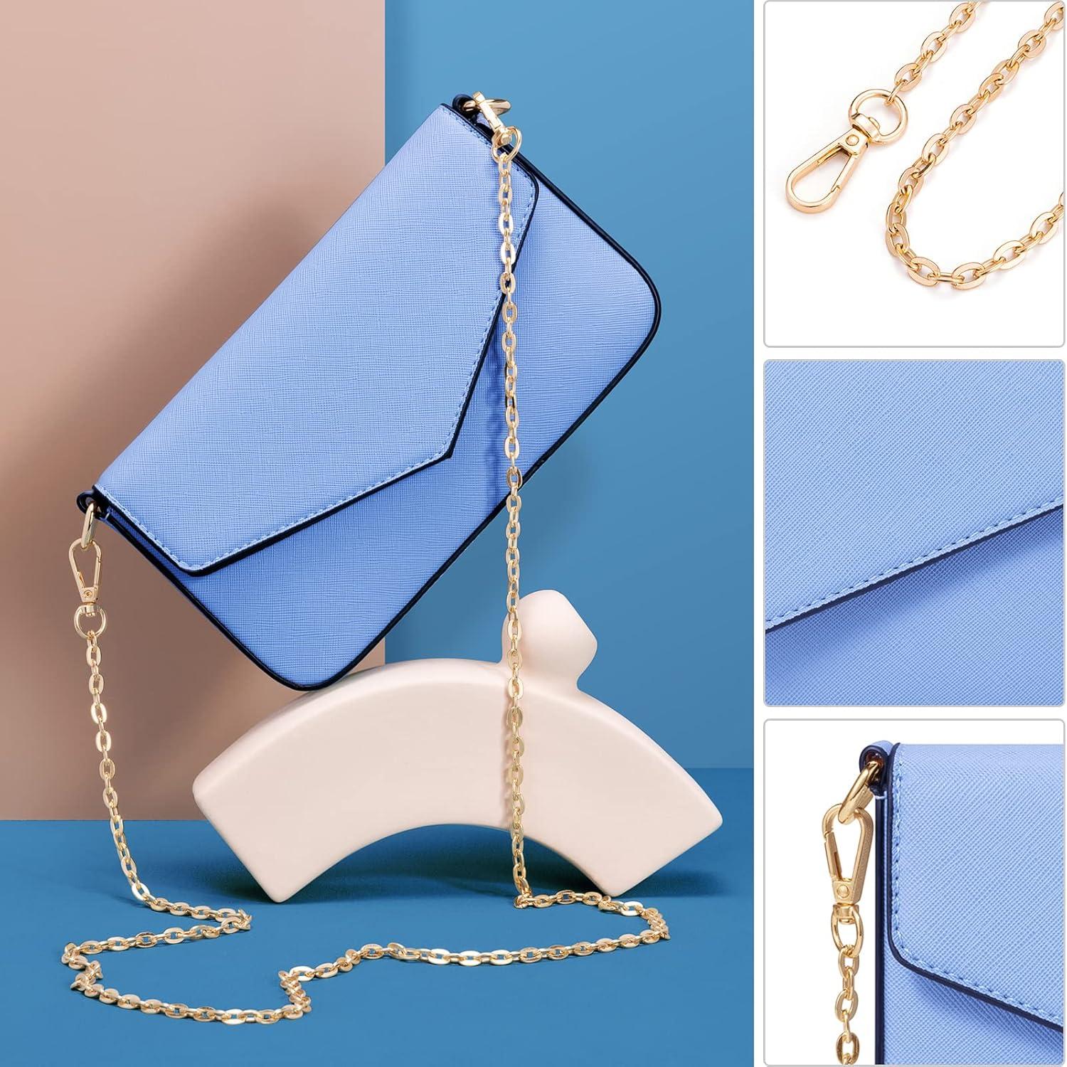 Bagsure Handtasche Damen 4-teiliges Set Blau Fashion Tragetasche