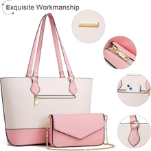 Damen Handtaschen Set 4-teilig Büro Schultertasche