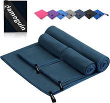 3er-Set Mikrofaser Handtuch Strand Reise Fitness