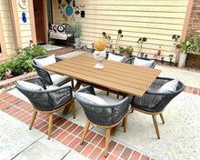 PURPLE LEAF Gartenmöbel Set 7-tlg Teak Esstisch