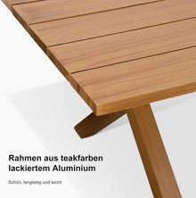 Gartenmöbel Set 7-TLG PE Rattan Esstisch Stühle Kissen UV-beständig
