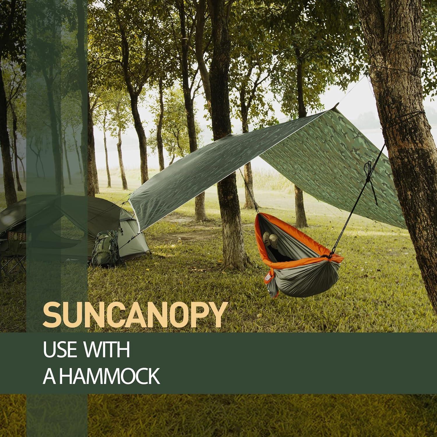 Tarp Zeltplane 3x3M/3x4M Wasserdicht Ultraleicht Camping Outdoor
