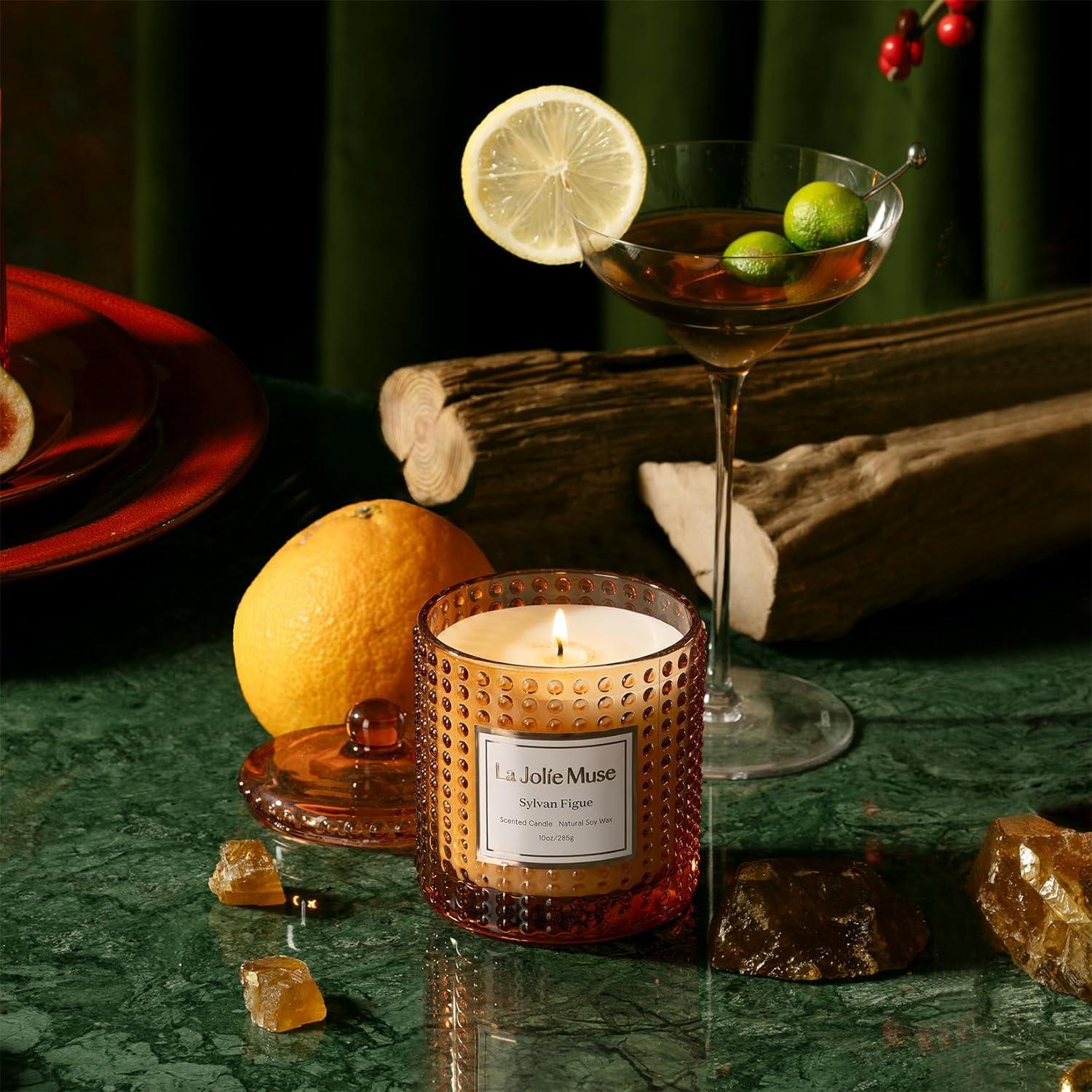 Duftkerze in Glas 285g Natürliche Sojakerze Sylvan Figue