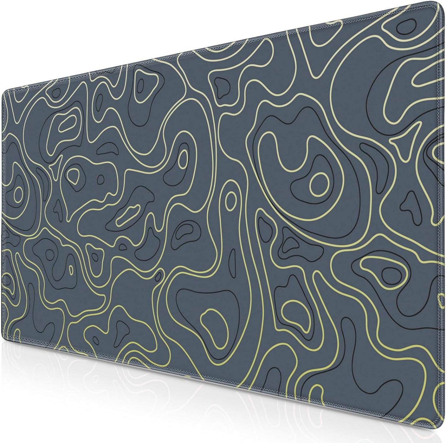 XXL Gaming Mauspad 900x400mm Topographisch Wasserdicht