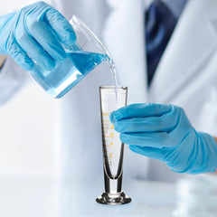 Messbecher 10ml Borosilikatglas präzise Skalierung Labor