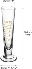 Messbecher 10 ml Borosilikatglas Skalierung Lab Qualität