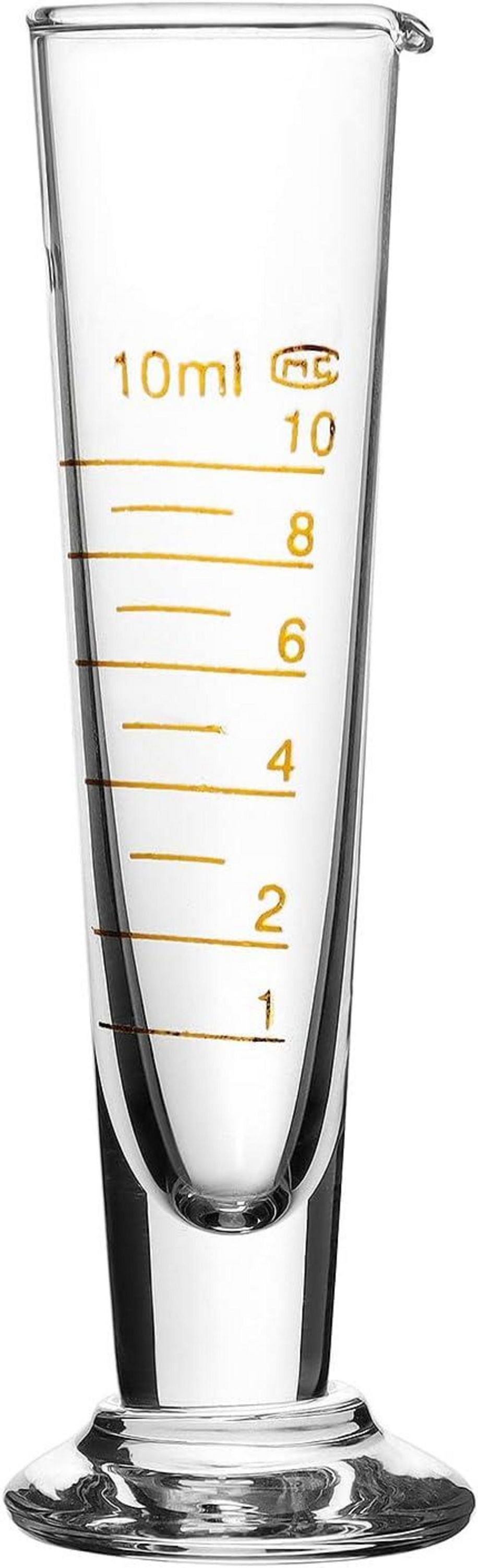 Messbecher 10 ml Borosilikatglas Hochpräzise Skala Lab Gemüsewjgl.xlabel95