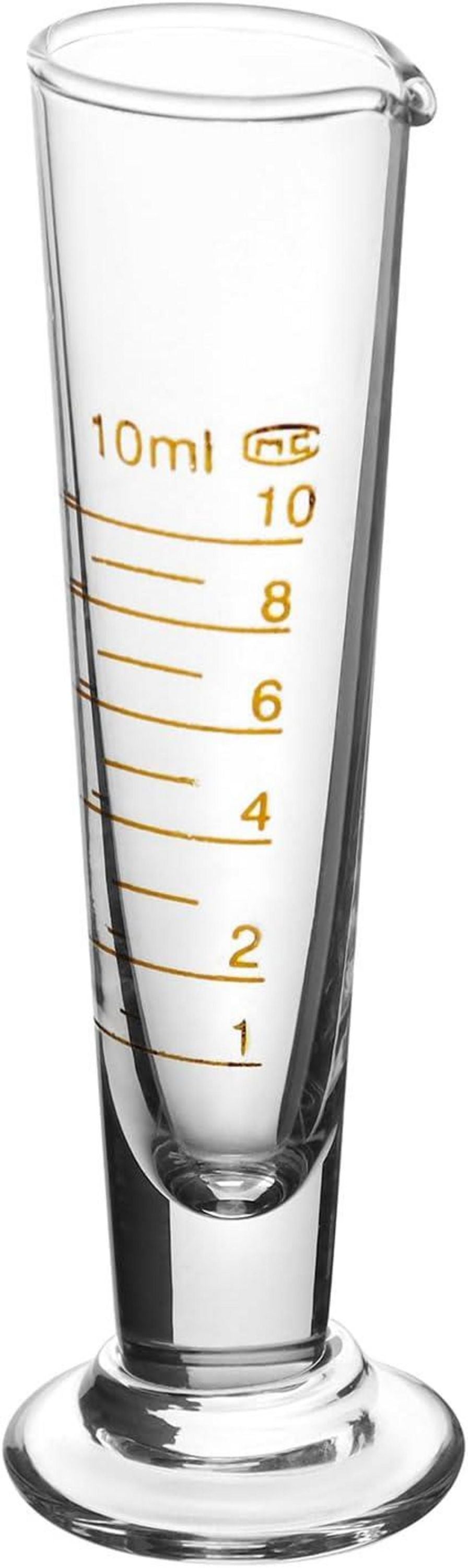 Messbecher 10 ml Borosilikatglas Hochpräzise Skalierung