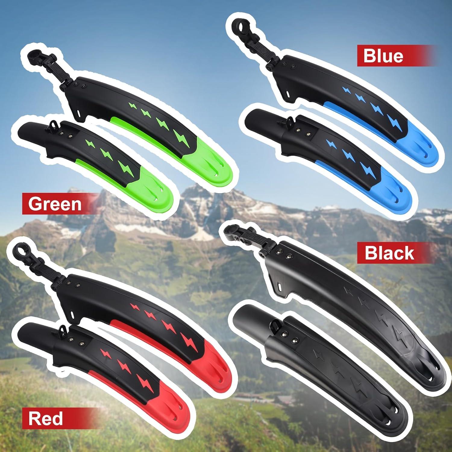 Fahrrad Schutzblech Set 24-29 Zoll Volle-Cover MTB Road Mountain Bike Schwarz