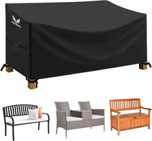 Gartenbank Schutzhülle 600D Oxford Wasserdicht 185x69x65/96cm