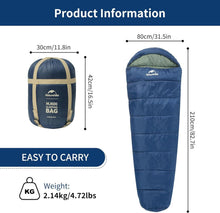 Naturehike Mumienschlafsack Erwachsene Baumwolle Camping