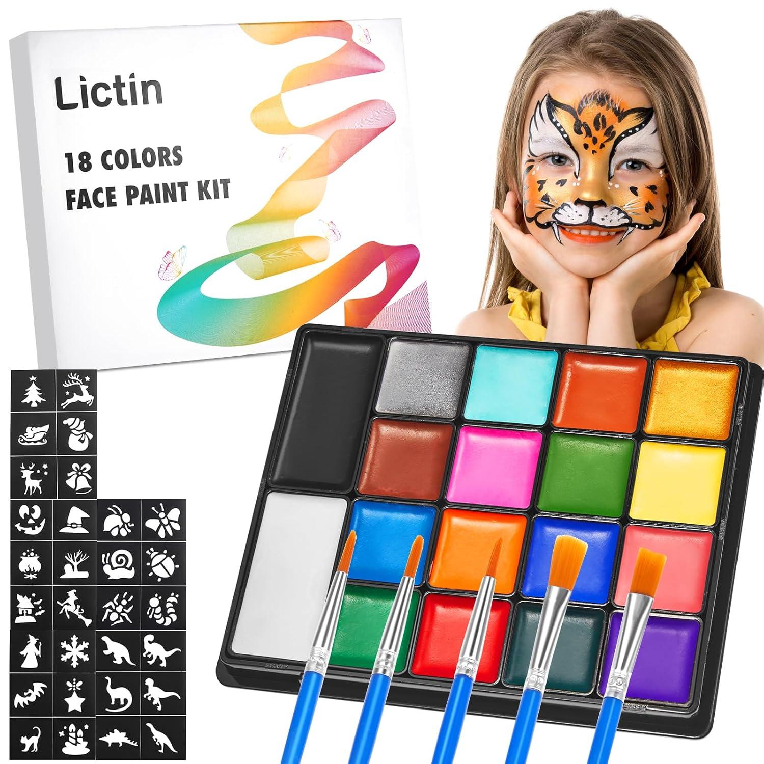Professionelle Kinder Gesichtsfarbe für Partys & Halloween