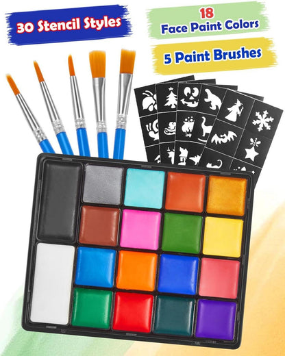 Professionelle Kinder Gesichtsfarbe für Partys & Halloween