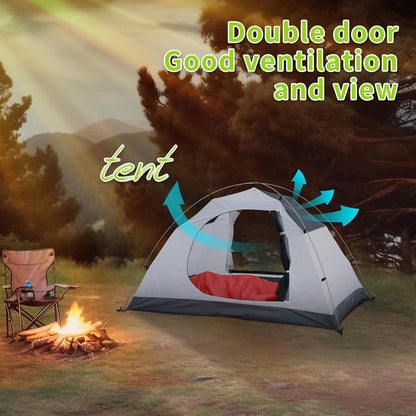 JAICOM 2-Personen Ultraleichtes Campingzelt, Wasserdicht & Winddicht
