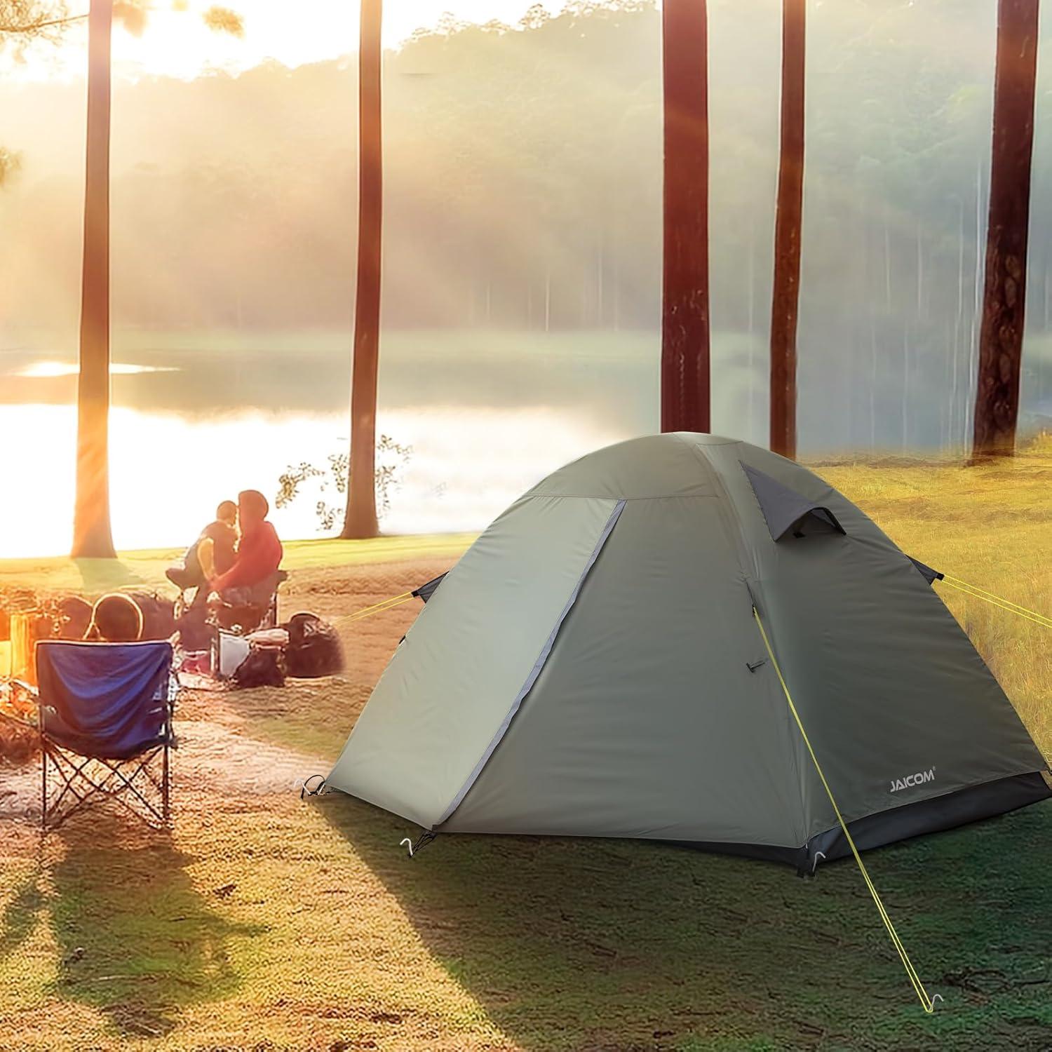 JAICOM Camping Zelt für 2 Personen Ultraleicht Wasserdicht Winddicht Kuppelzelt