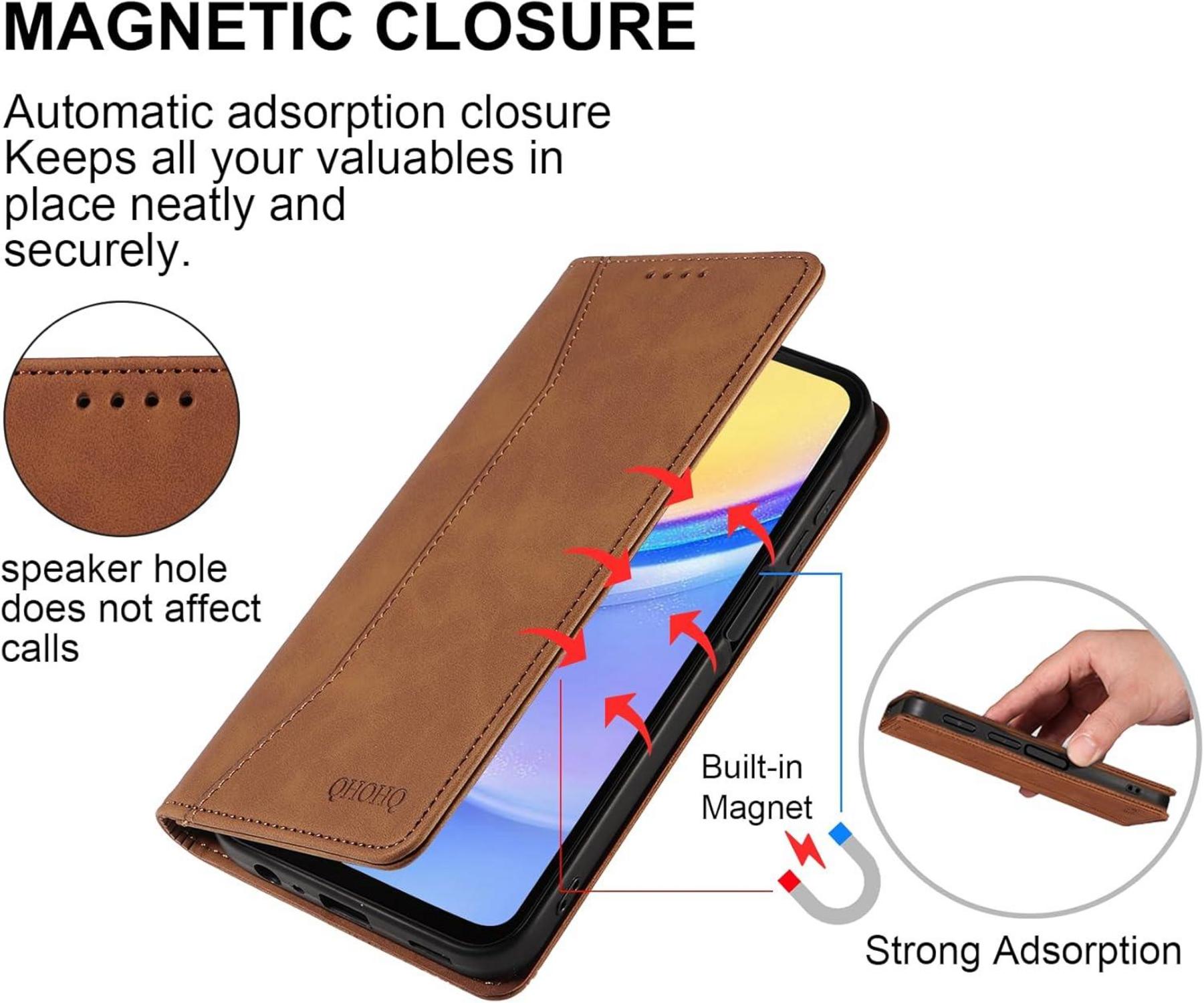 Samsung Galaxy A15 Handyhülle mit Panzerfolie und