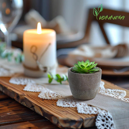 Sukkulenten Künstliche Pflanzen 5 Stück Topf Deko Wohnzimmer