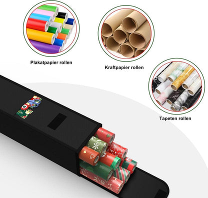 Geschenkpapier Aufbewahrung Organizer 600D Oxford-Gewebe 78 * 13 * 13CM