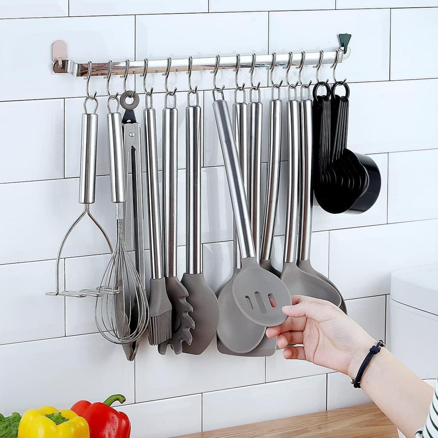 Küchenutensilien Set 38 teilig Silikon Kochutensilien Utensilienhalter