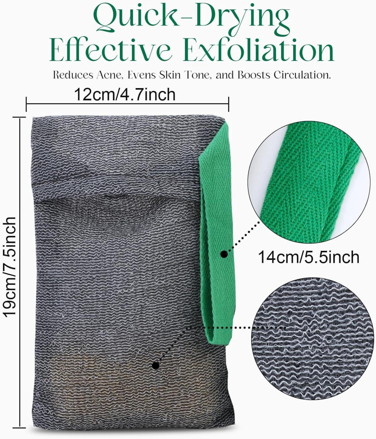 Exfoliate Seifensack 6er Set für effektives Peeling und Schaumbildung