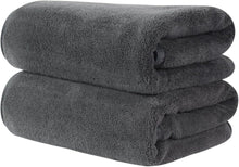 Saugstarke Mikrofaser Handtücher für Haare - 2er Pack 50x100cm
