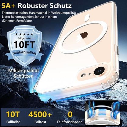 iPhone SE 2020/2022 Hülle Transparent mit MagSafe & Schutzfolie