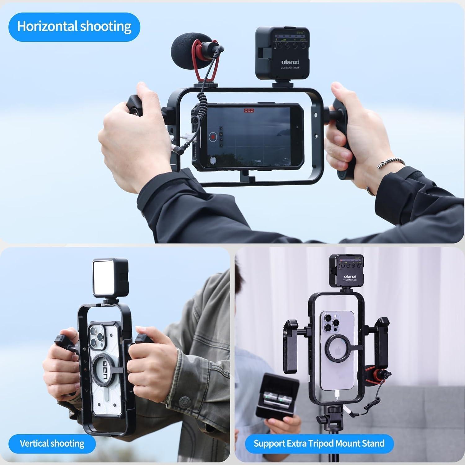 Metall Smartphone Video Rig mit Magnetischer Halterung ULANZI