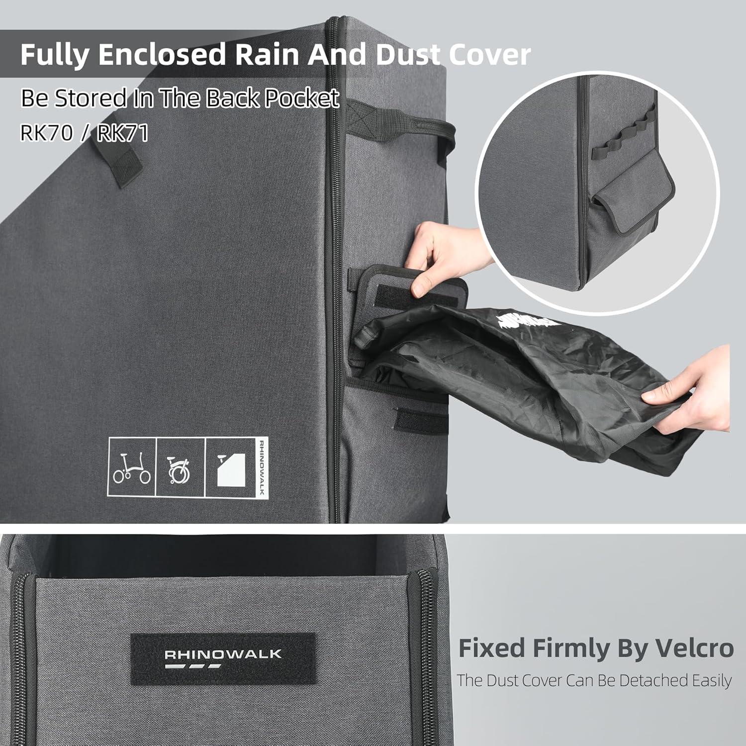 Faltrad Aufbewahrungsbox MOLLE Gurt faltbar wasserabweisend 14-16 Zoll
