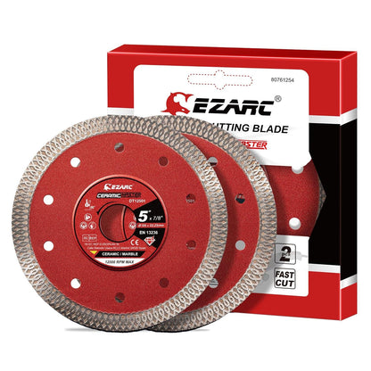 EZARC Diamant Trennscheiben 125 mm Extra Dünn Nass Trocken 2er-Set