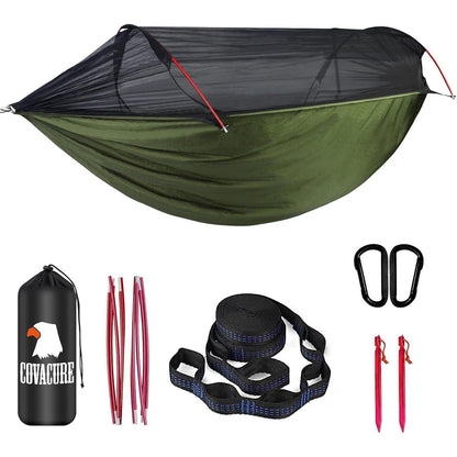 COVACURE Outdoor Hängematte mit Moskitonetz - Ultraleicht