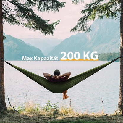 COVACURE Outdoor Hängematte mit Moskitonetz - Ultraleicht