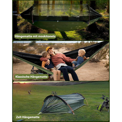 COVACURE Outdoor Hängematte mit Moskitonetz - Ultraleicht