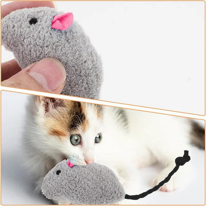 10-teiliges ZXUPOI Katzenspielzeug Mäuse Set für Katzen Kitty